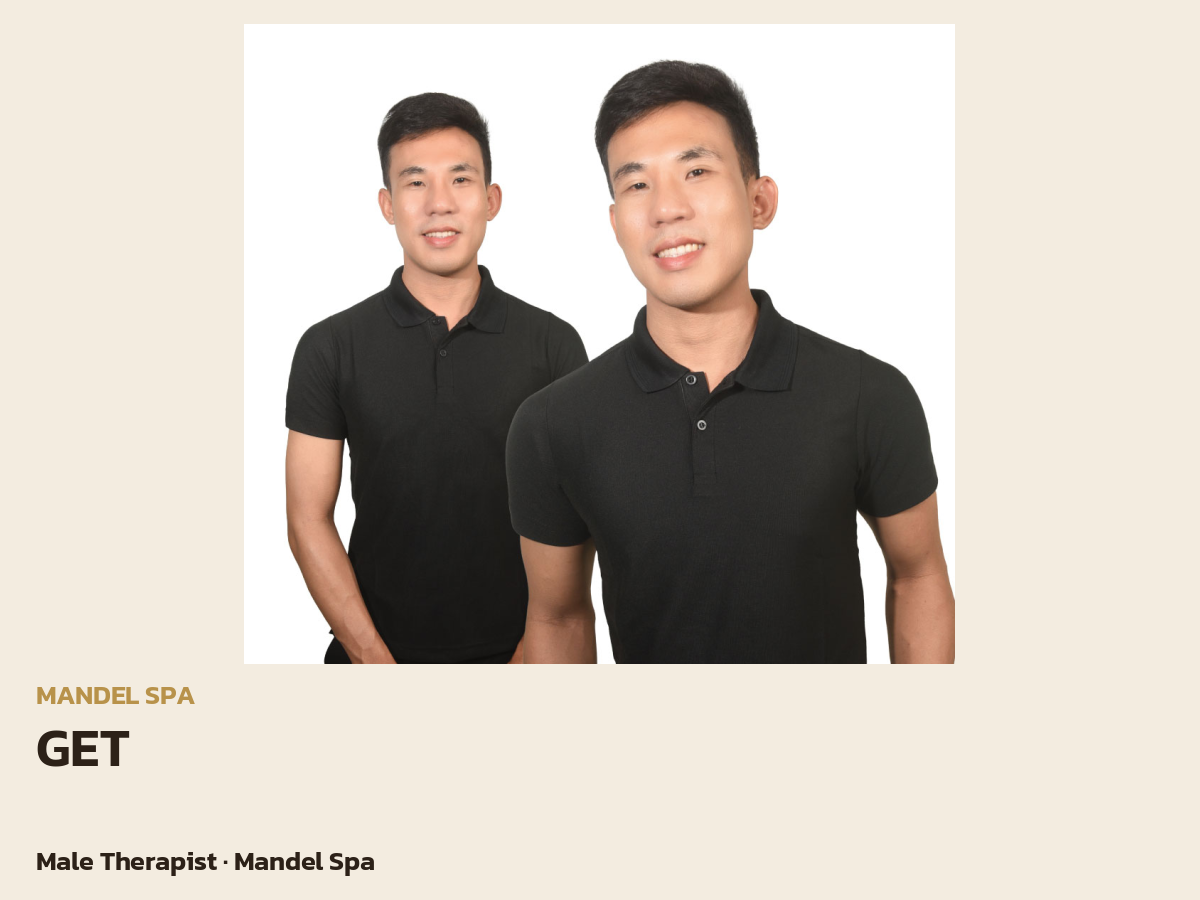 Relax with Get's Signature Aromatherapy and Thai Massage