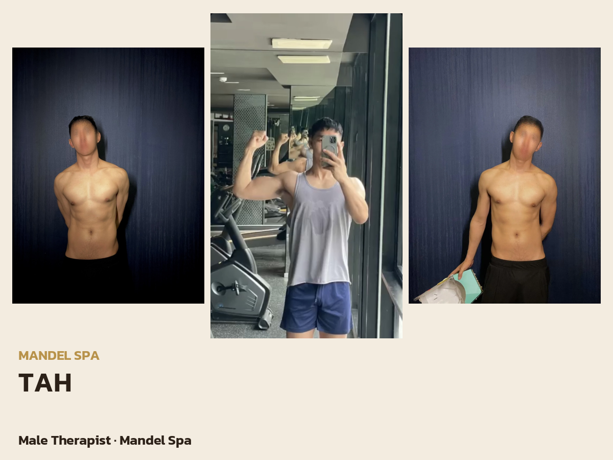 Male therapist TAH at Mandel Spa Sukhonthasawat